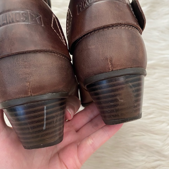 Pikolinos Brown Leather Brujas Slouchy Boots - Picture 11 of 11